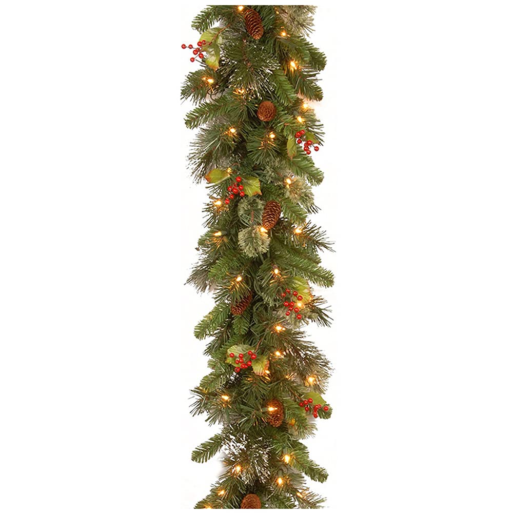 Wall Decor Lighting Tree - 2.7m 라탄 크리스마스 리스 50개의 LED