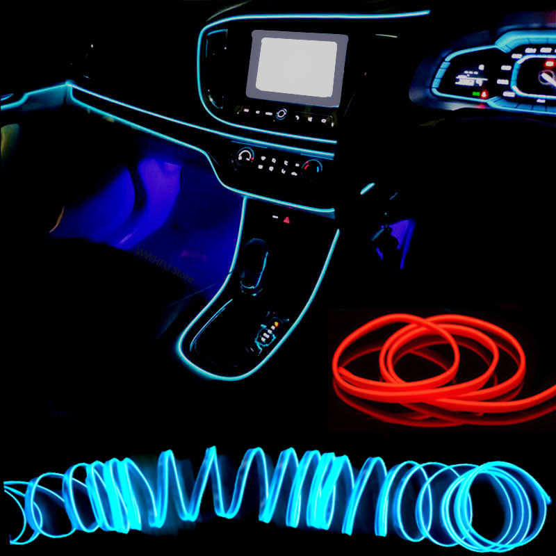 Lighting Bolt Decor - 1/3/5m 자동차 실내 분위기 조명 LED
