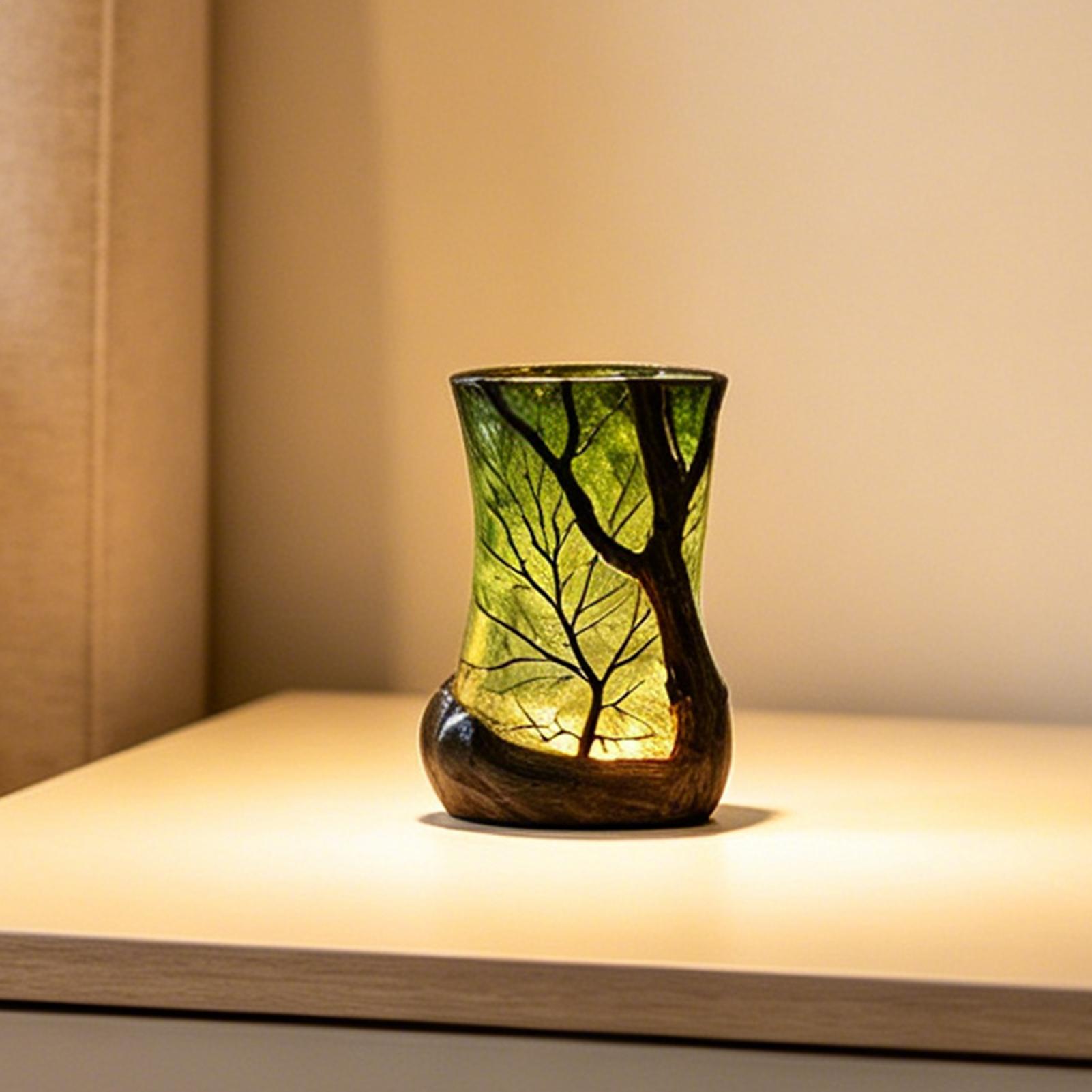 Lighting Decor Bedroom - 침대 옆 테이블 램프 숲 모양