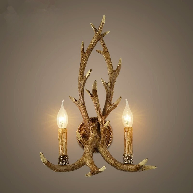 Wall Decor Lighting Tree - 나무 느낌 레진 장식 LED 벽등