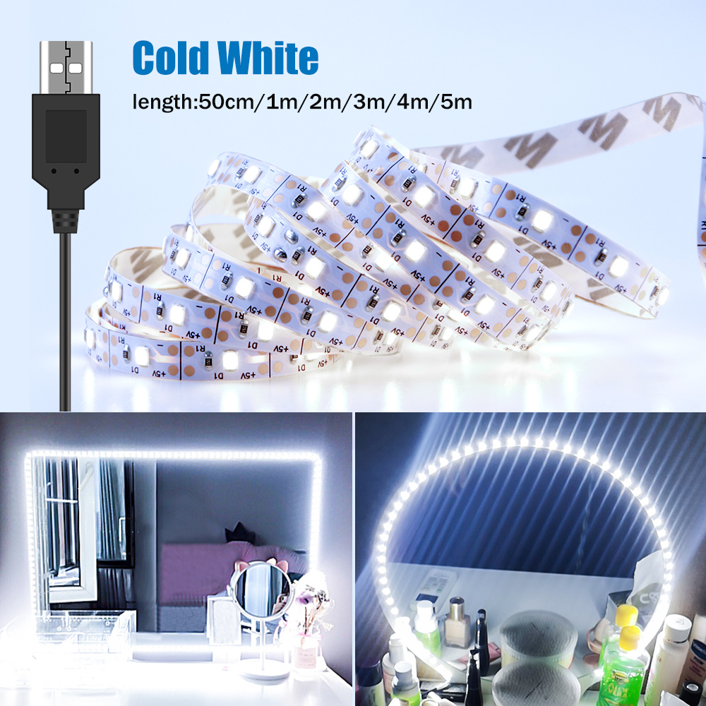 Lighting Bolt Decor - DC5V LED 메이크업 거울 라이트 스트립
