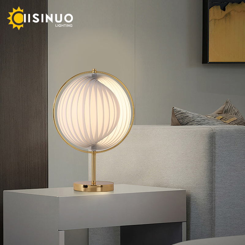 Decor Lighting Floor Lamps - 달 모양의 플로어 램프 회전식 침대