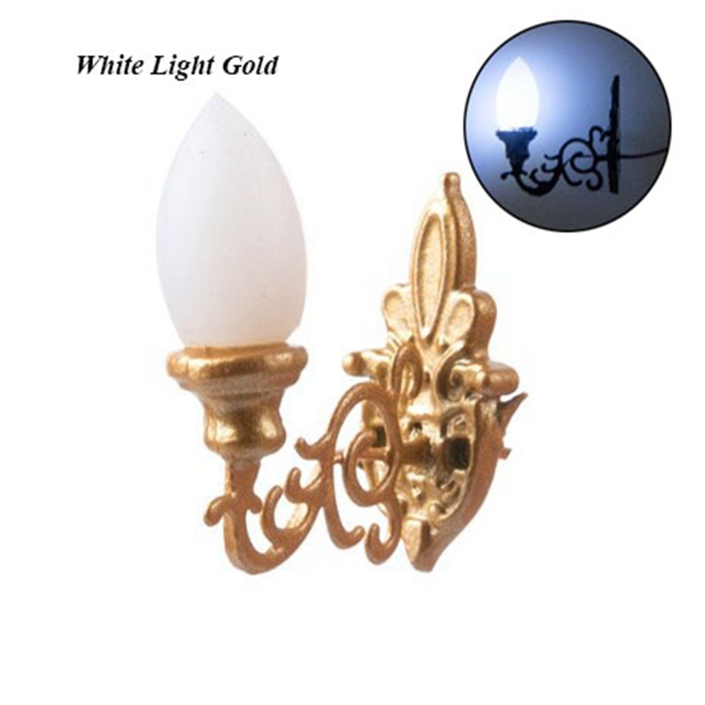 새로운 1.7*2cm 인형의 집 벽등 ABS 금속 소재 - Lighting Decor House 리뷰 및 가격