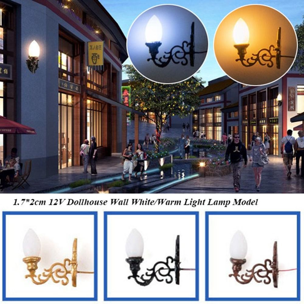 새로운 1.7*2cm 인형의 집 벽등 ABS 금속 소재 - Lighting Decor House 리뷰 및 가격