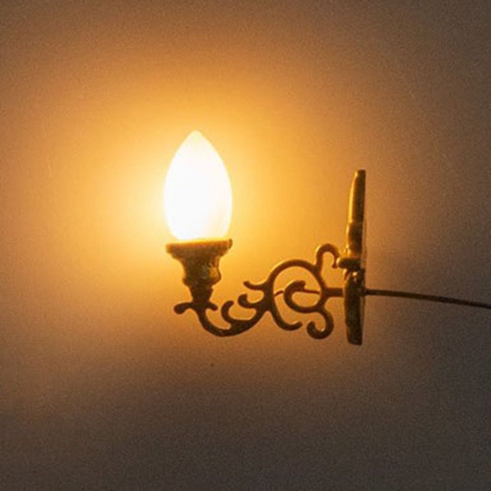 새로운 1.7*2cm 인형의 집 벽등 ABS 금속 소재 - Lighting Decor House 리뷰 및 가격