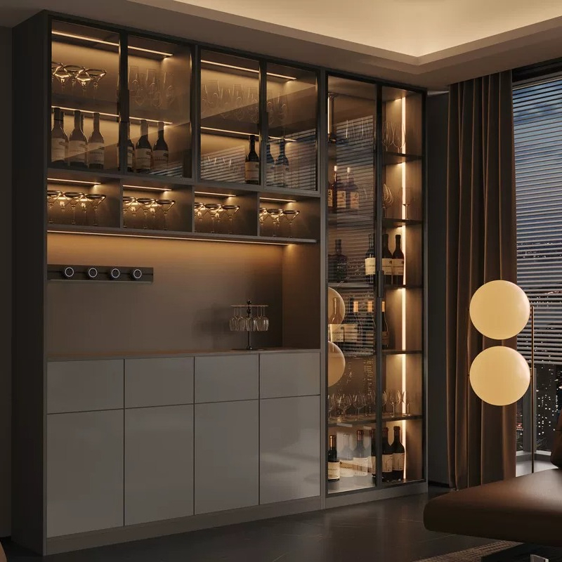 라이트 럭셔리 이탈리아 식탁용 와인 캐비닛 모던 심플  - Furniture Lighting & Decor Magazine 리뷰 및 가격