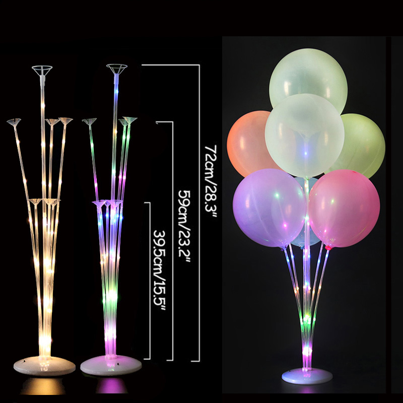 1/2set Led 라이트 에어 볼 스탠드 홀더 열 어 - Lighting Decoration Stand 리뷰 및 가격
