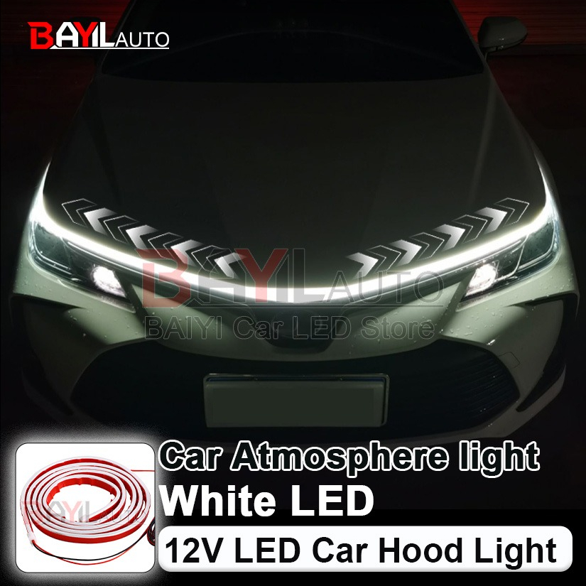 12V 화이트 자동차 후드 라이트 스트립, 스캔 스타팅 - Lighting Bolt Decor 리뷰 및 가격