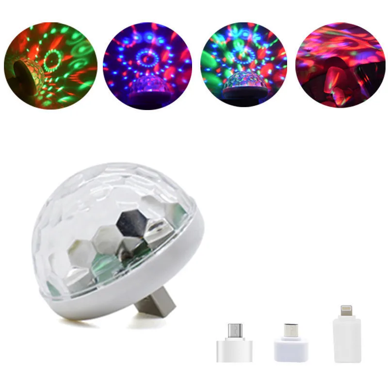 팝 USB 미니 디스코 무대 조명 LED 크리스마스 파 - Lighting Effect Home Decor 리뷰 및 가격