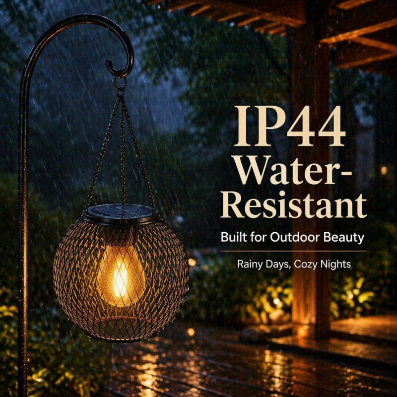 태양열 LED 교수형 플로어 램프 야외 속이 빈 조명  - Decor Lighting Floor Lamps 리뷰 및 가격