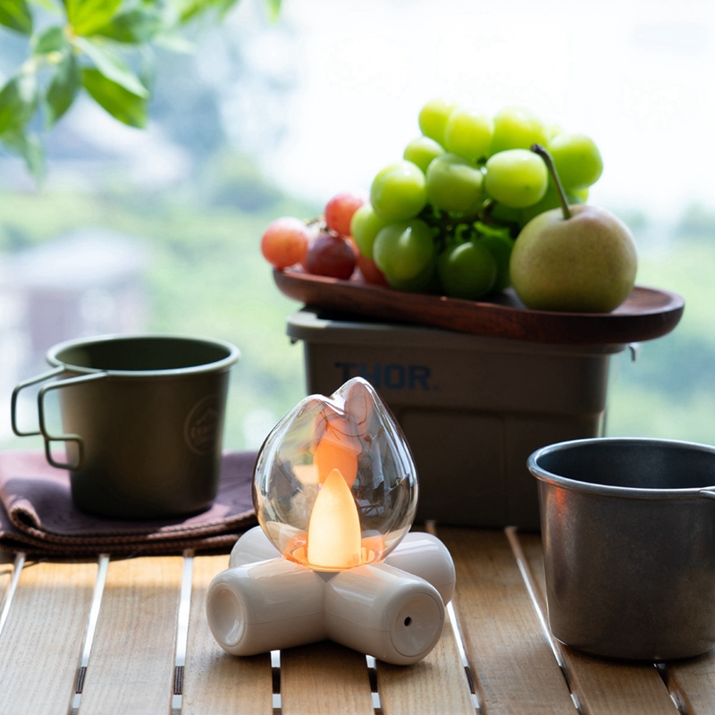 LED 불꽃 불 전구 침대 옆 테이블 램프 벽난로 효과 - Lighting Effect Home Decor 리뷰 및 가격