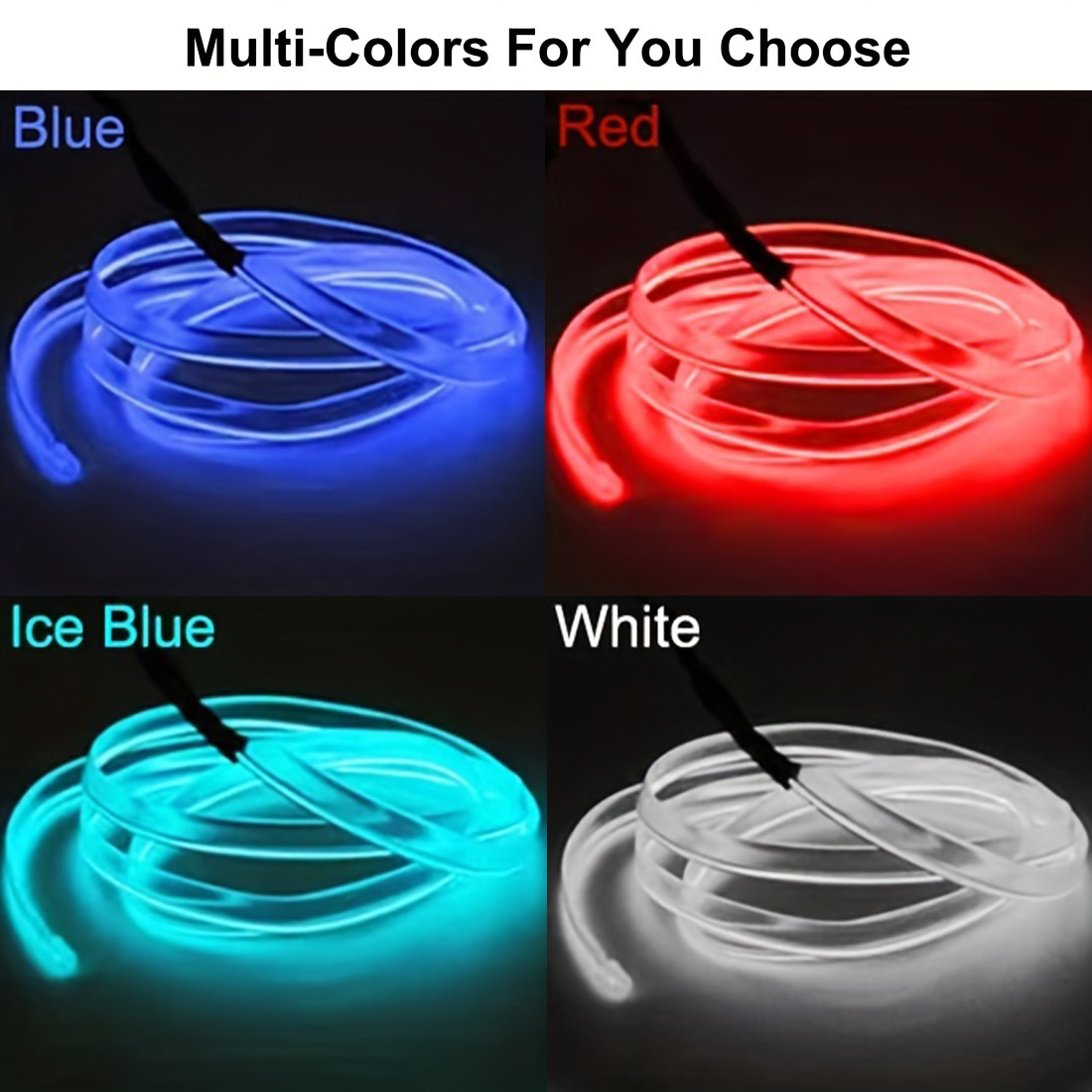 5m 네온 LED 자동차 실내 조명 스트립 5V DIY - Lighting Bolt Decor 리뷰 및 가격