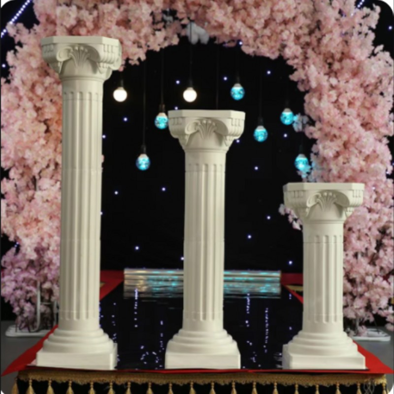 65cm 113cm 화이트 플라스틱 로마 기둥 웨딩 장 - Lighting Decoration Stand 리뷰 및 가격
