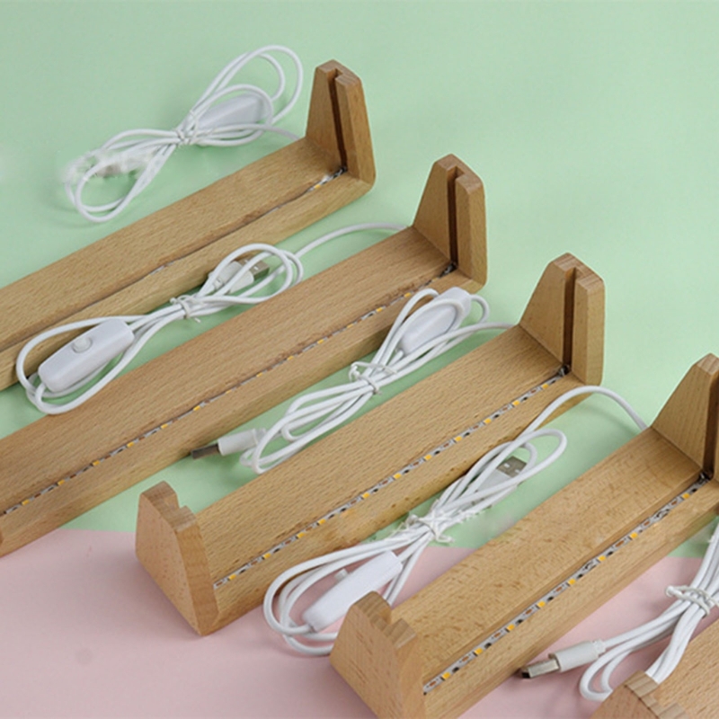 5/6/7/8/10Inch 나무 자형 LED 라이트베이 - Lighting Decoration Stand 리뷰 및 가격