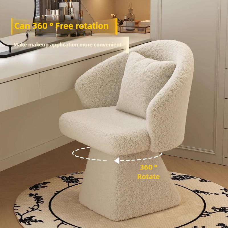화장대 의자, 회전식 화장 의자, 여성 침실 공주풍,  - Furniture Lighting & Decor Magazine 리뷰 및 가격
