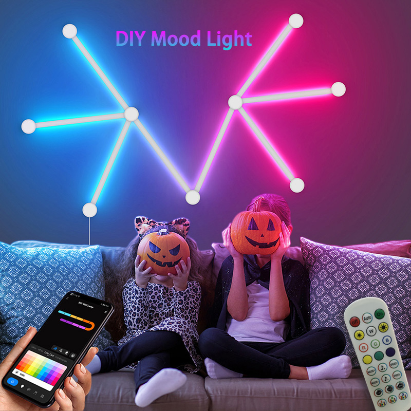 스마트 RGB 벽등, 블루투스 앱 연결 LED 라이트  - Lighting Decor Bedroom 리뷰 및 가격