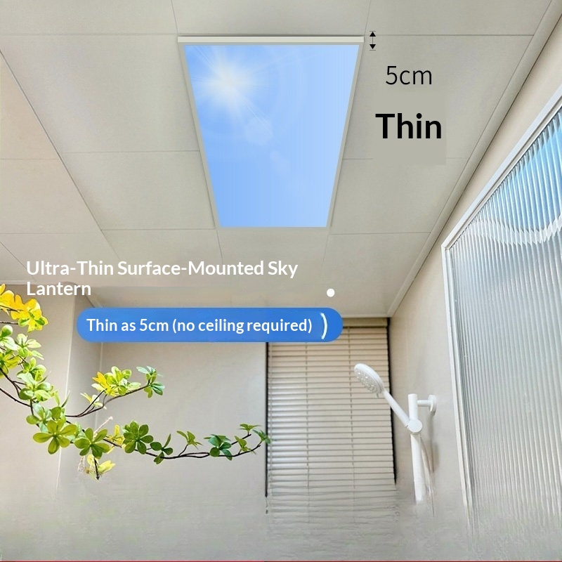 현대식 아크릴 초박형 스마트 LED 천장 조명 자연광  - Lighting Effect Home Decor 리뷰 및 가격