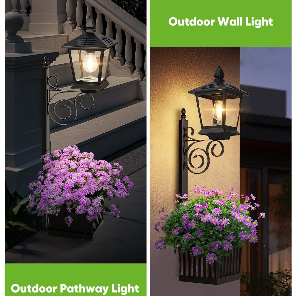 2 in 1 태양광 화분 램프 방수 따뜻한 백색 야외  - Decor Lighting Floor Lamps 리뷰 및 가격