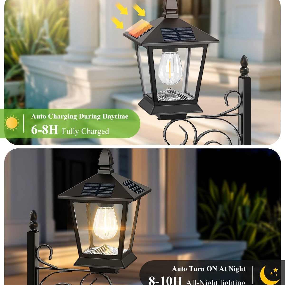 2 in 1 태양광 화분 램프 방수 따뜻한 백색 야외  - Decor Lighting Floor Lamps 리뷰 및 가격