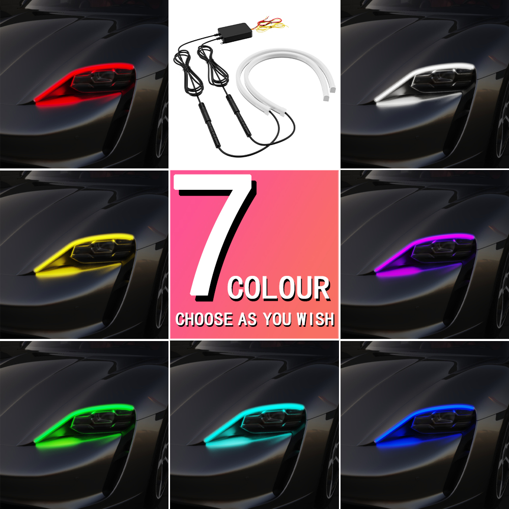 2개 30/45/60cm DRL 자동차 LED 주간 주 - Lighting Bolt Decor 리뷰 및 가격