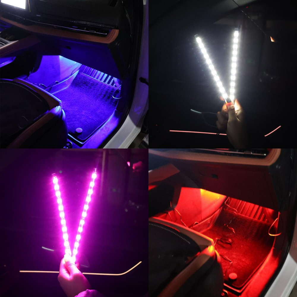 USB 자동차 LED 스트립 라이트 실내 분위기 램프  - Lighting Bolt Decor 리뷰 및 가격
