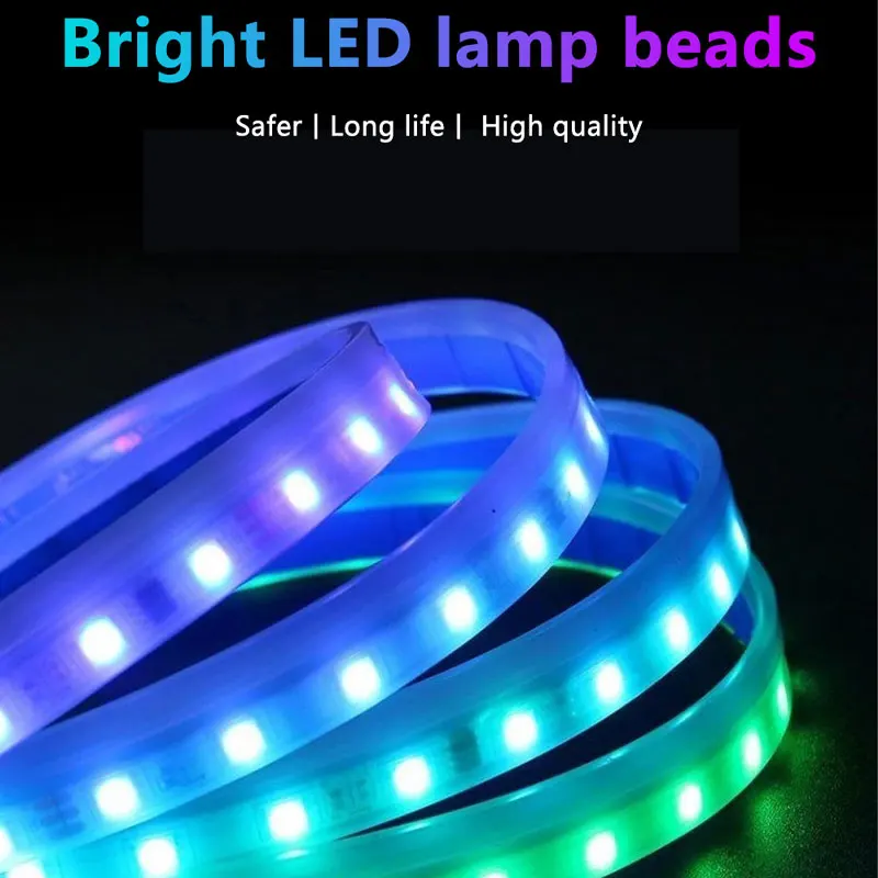 120/150/180cm 자동차 후드 장식 조명 APP - Lighting Bolt Decor 리뷰 및 가격