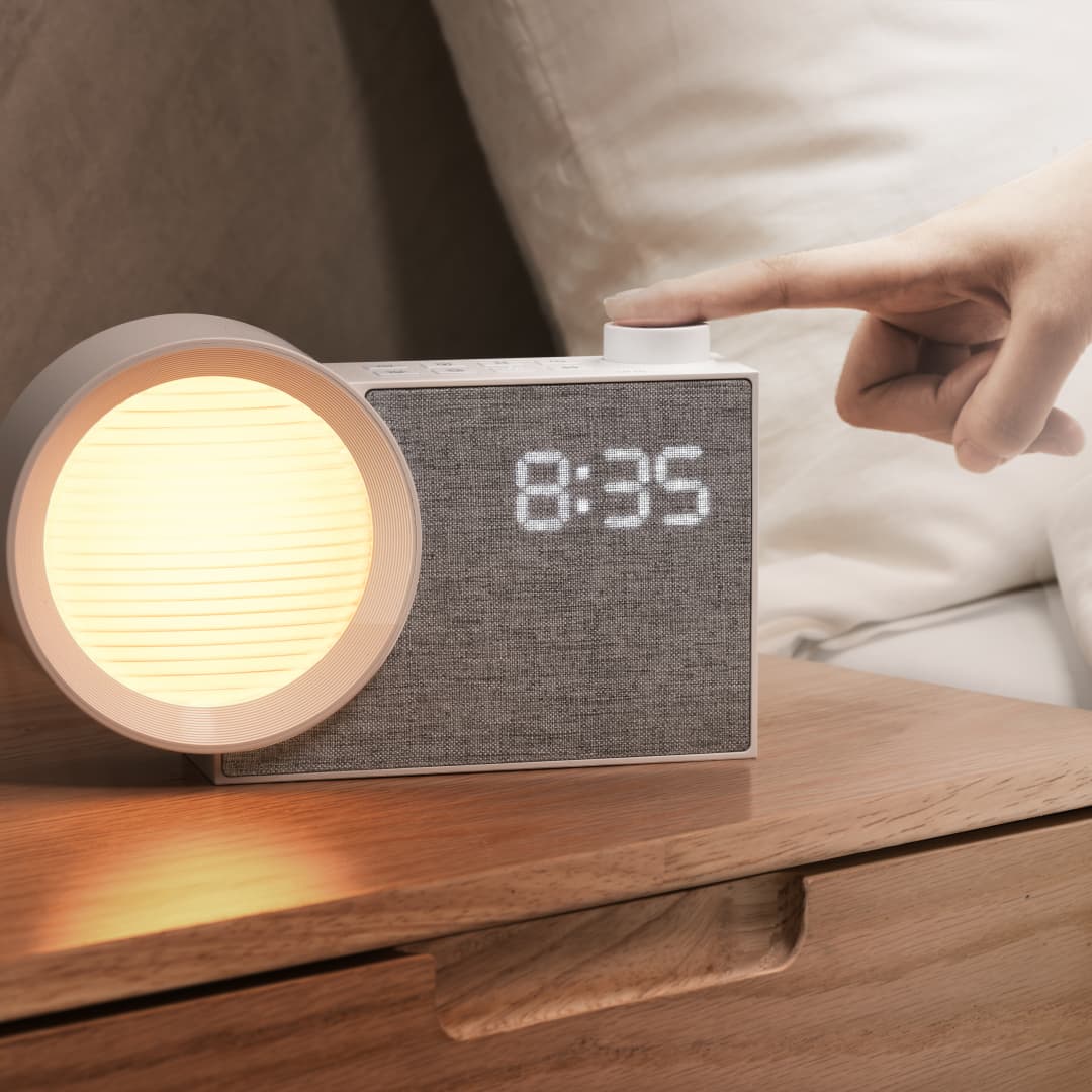 WILIT LED 무드등 알람 시계, 백색소음 및 타이 - Lighting Decor Bedroom 리뷰 및 가격