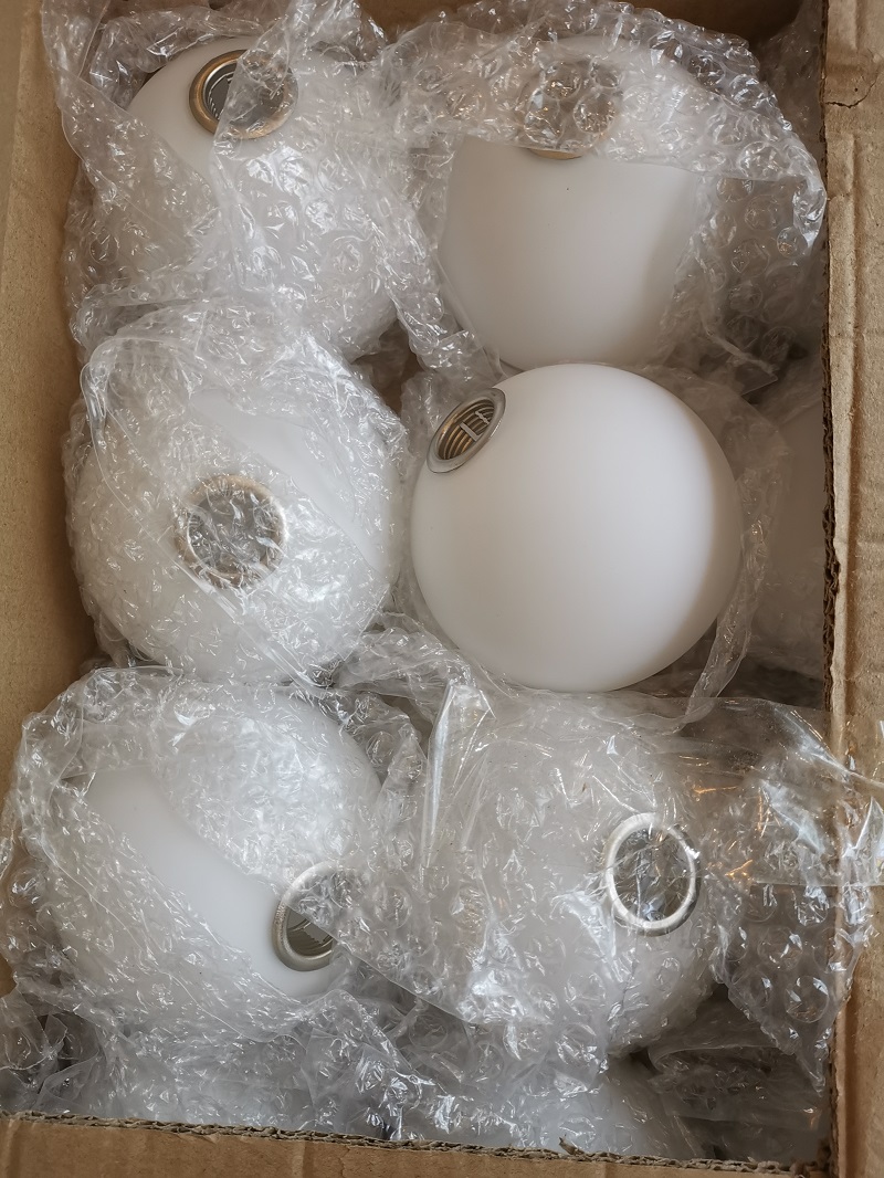 SANDYHA Fross 유리 펜던트 램프 공 유리 공 - Decor Lighting Floor Lamps 리뷰 및 가격